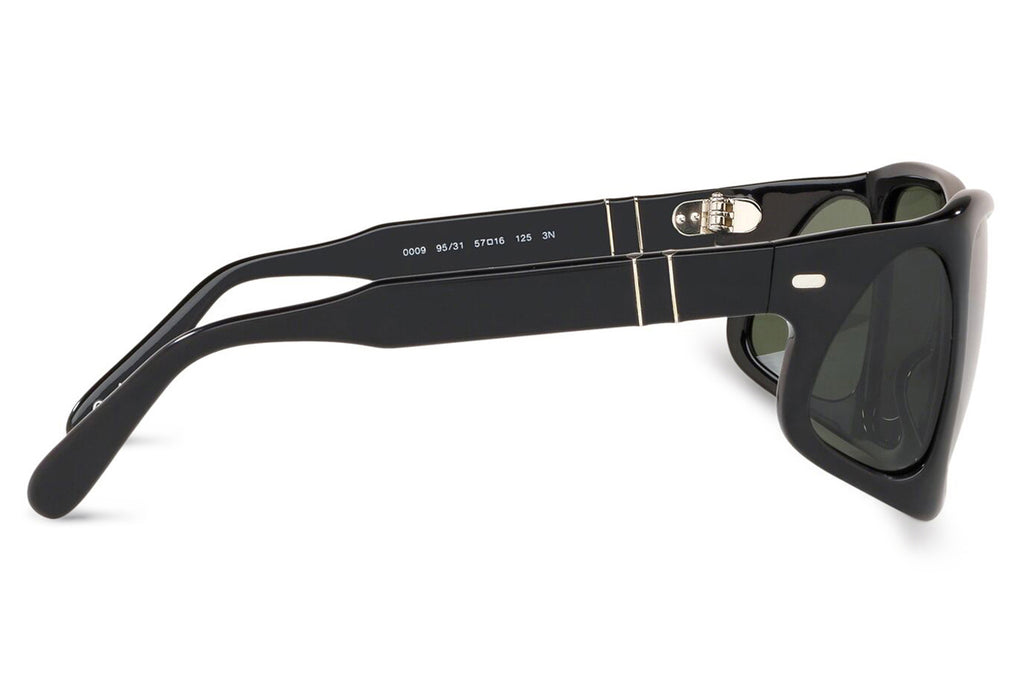 Persol - PO0009 Sunglasses Black with Green Lenses (95/31)