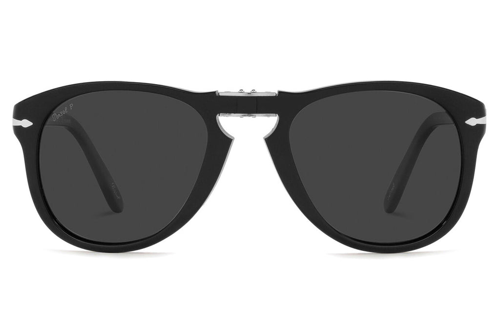 PO0714SM - Steve McQueen™ Sunglasses Black with Grey Polar Lenses (95/48)
