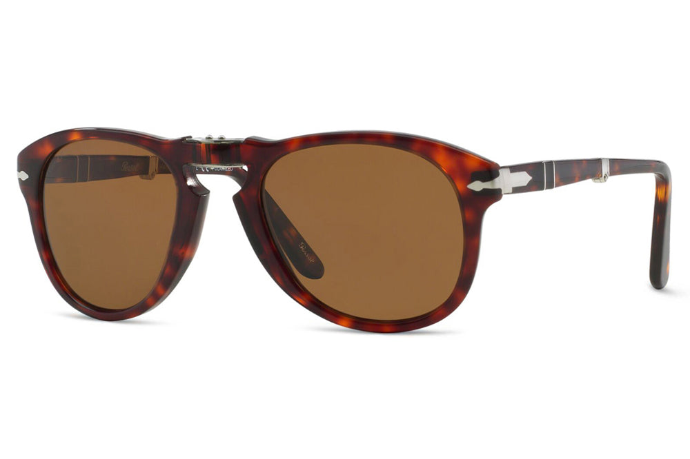 Persol - PO0714 Folding Sunglasses Havana with Brown Polar Lenses (24/57)