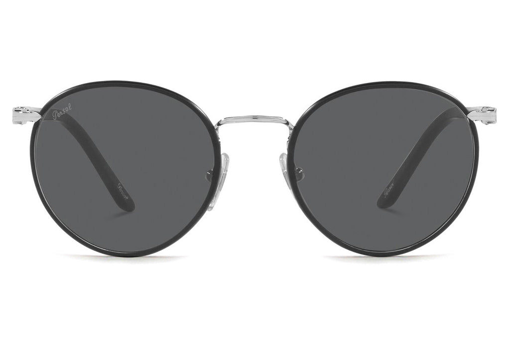 Persol - PO2422SJ Sunglasses Matte Black/Silver with Grey Lenses (1119B1)