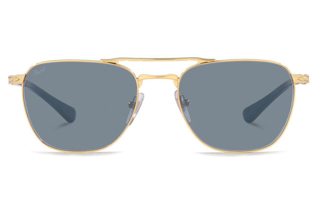 Persol - PO2494S Sunglasses Gold with Light Blue Lenses (114156)
