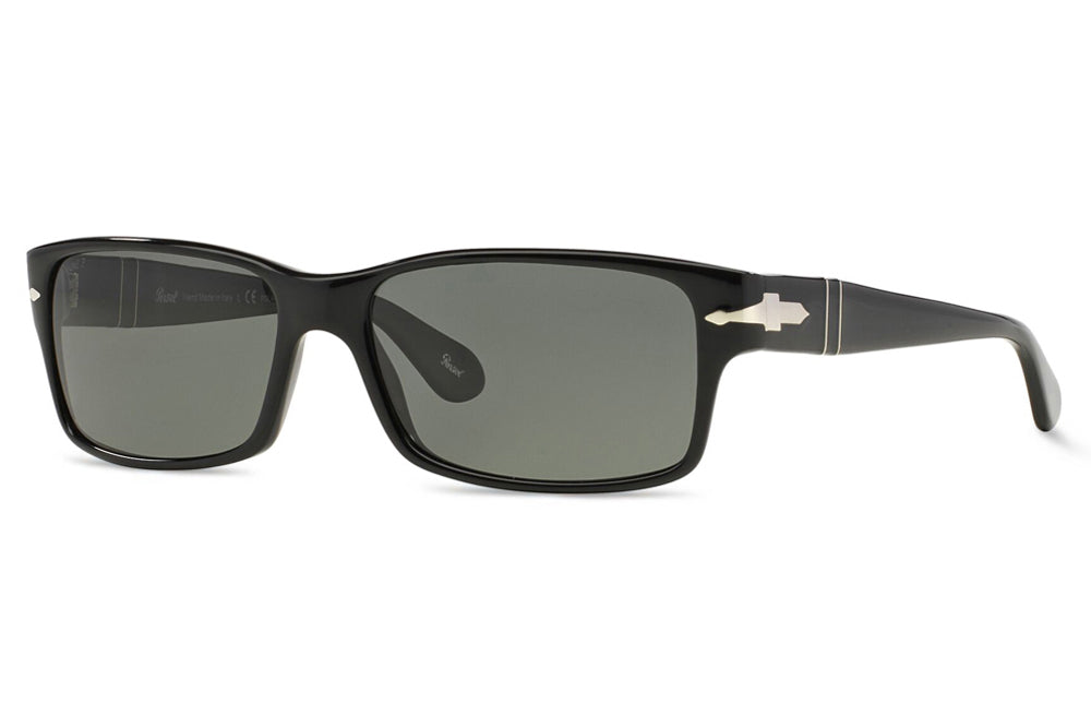Persol - PO2803S Sunglasses Black with Polar Green Lenses 95/58
