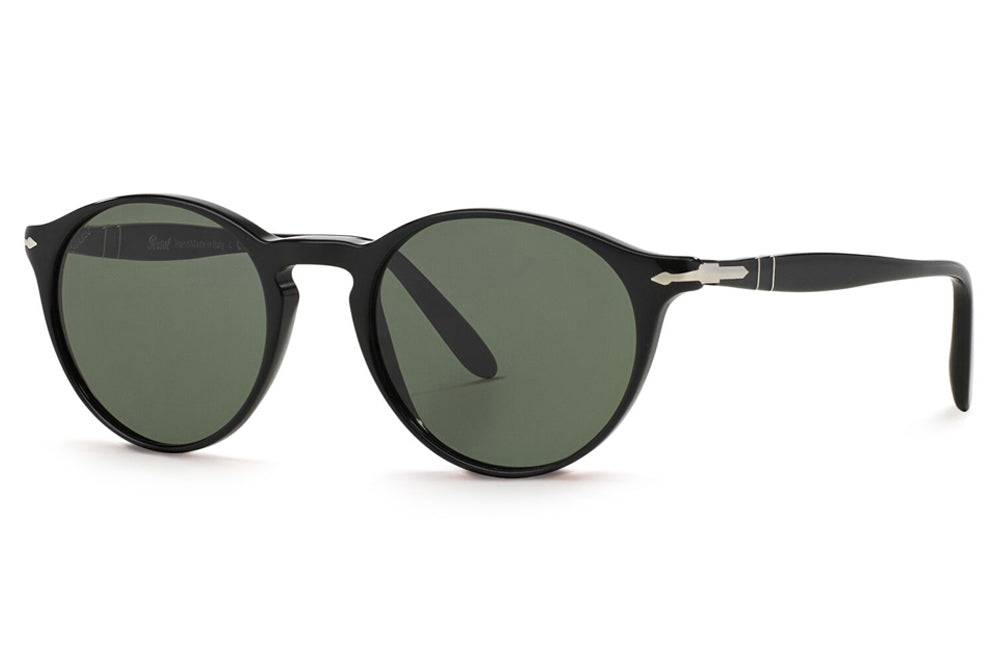 Persol - PO3092SM Sunglasses Black with Green Lenses (901431)