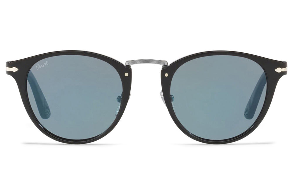 Persol - PO3108S Sunglasses Black with Light Blue Lenses (95/56)