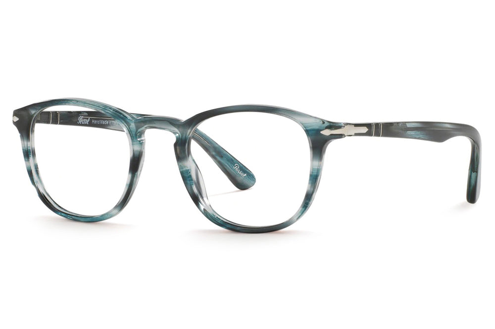 Persol - PO3143V Eyeglasses Blue Grey Stripe (1051)
