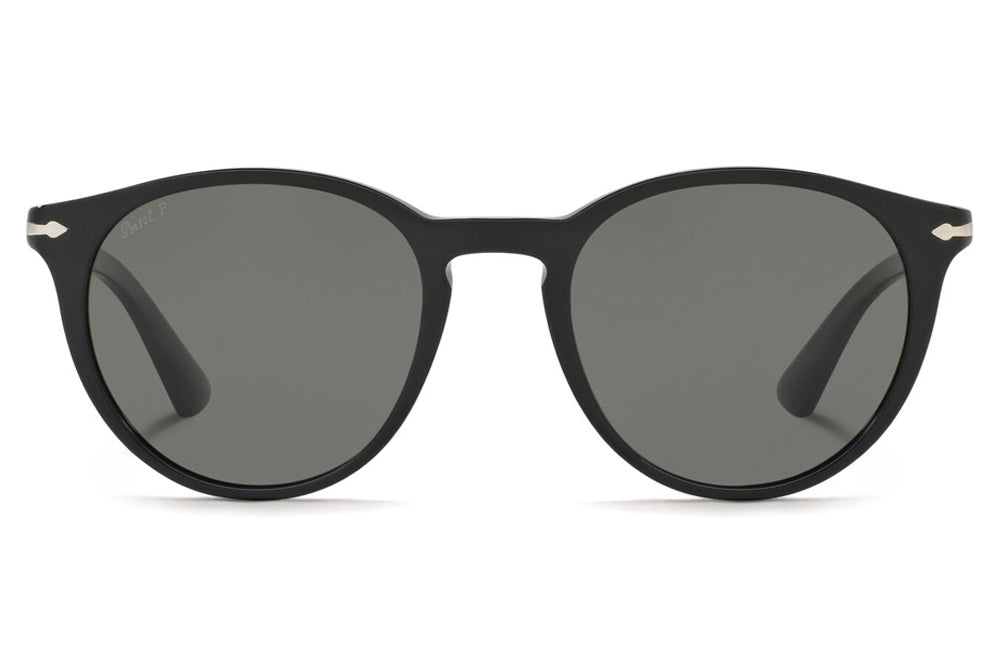 Persol - PO3152S Sunglasses Black with Polar Green Lenses (901458)