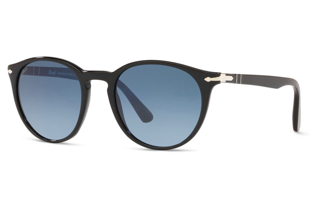 Persol - PO3152S Sunglasses Black with Light Blue Lenses (9014Q8)