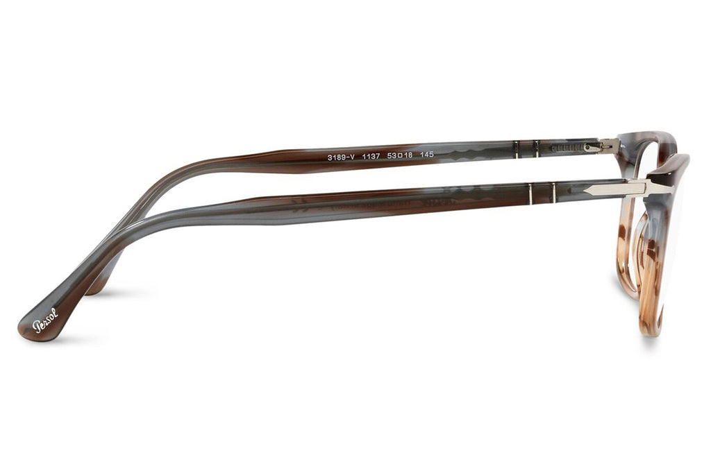 Persol - PO3189V Eyeglasses Striped Grey/Gradient Brown (1137)