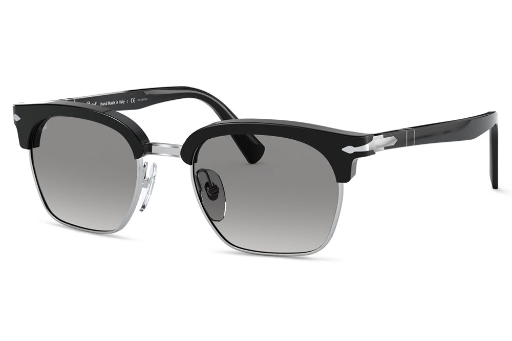 Persol - PO3199S Sunglasses Silver/Black with Grey Polar Lenses (1106M3)