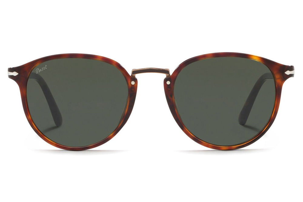 Persol - PO3210S Sunglasses Havana with Green Lenses (24/31)