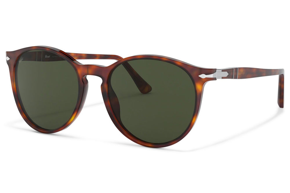 Persol - PO3228S Sunglasses Havana with Green Lenses (24/31)