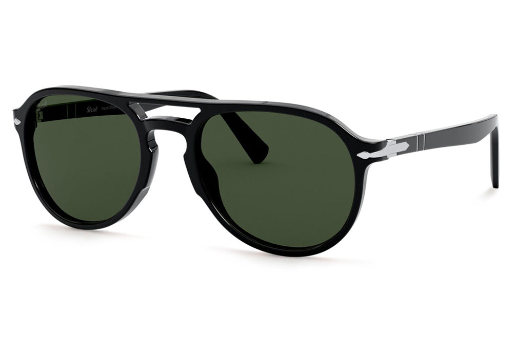 Persol - PO3235S Sunglasses Black with Green Lenses (95/31)