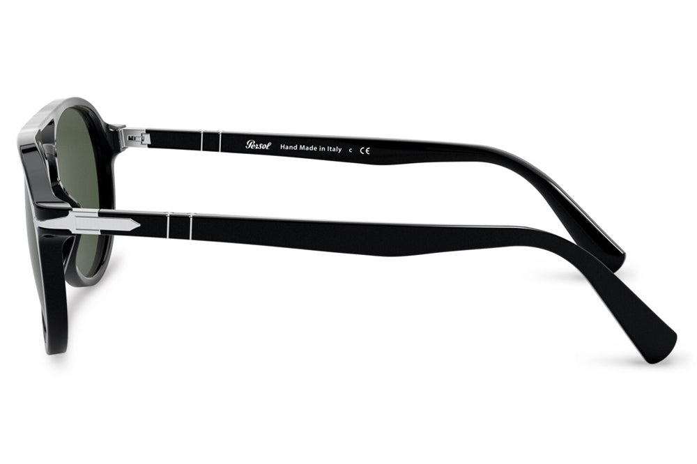 Persol - PO3235S Sunglasses Black with Green Lenses (95/31)