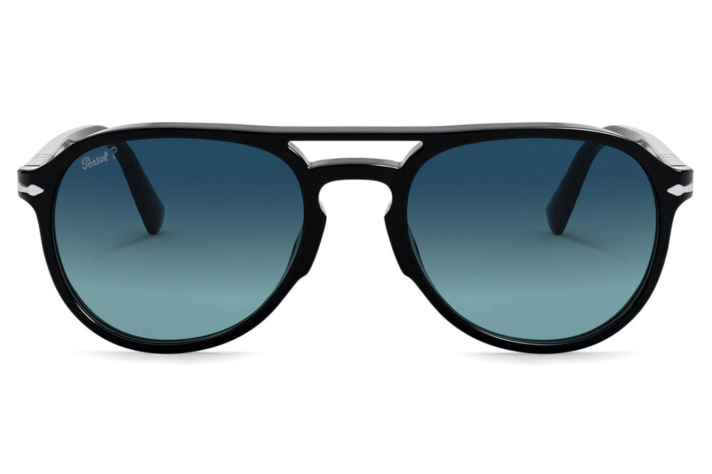 Persol - PO3235S Sunglasses Black with Polar Gradient Blue Lenses (95/S3)
