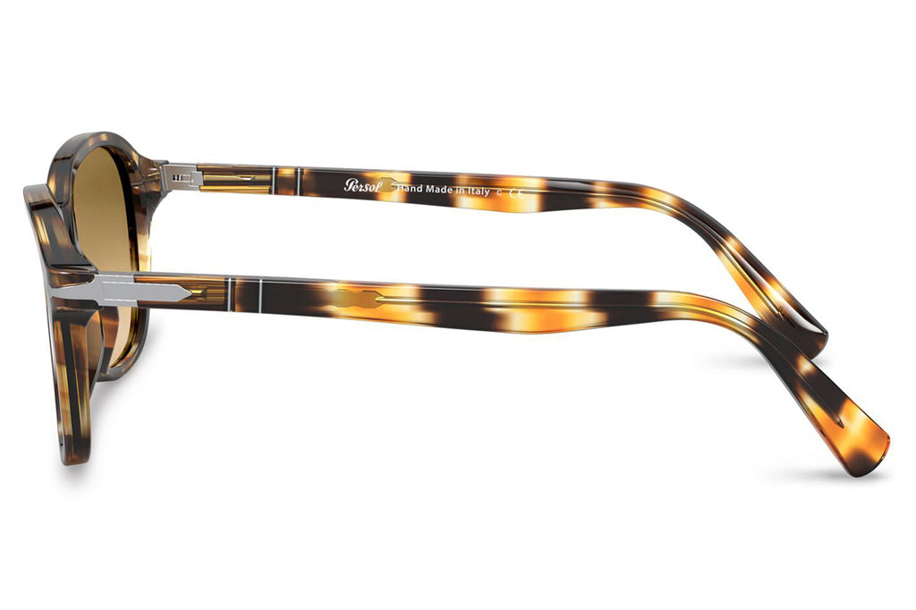 Persol - PO3244S Sunglasses Striped Honey with Brown Gradient Lenses (112351)