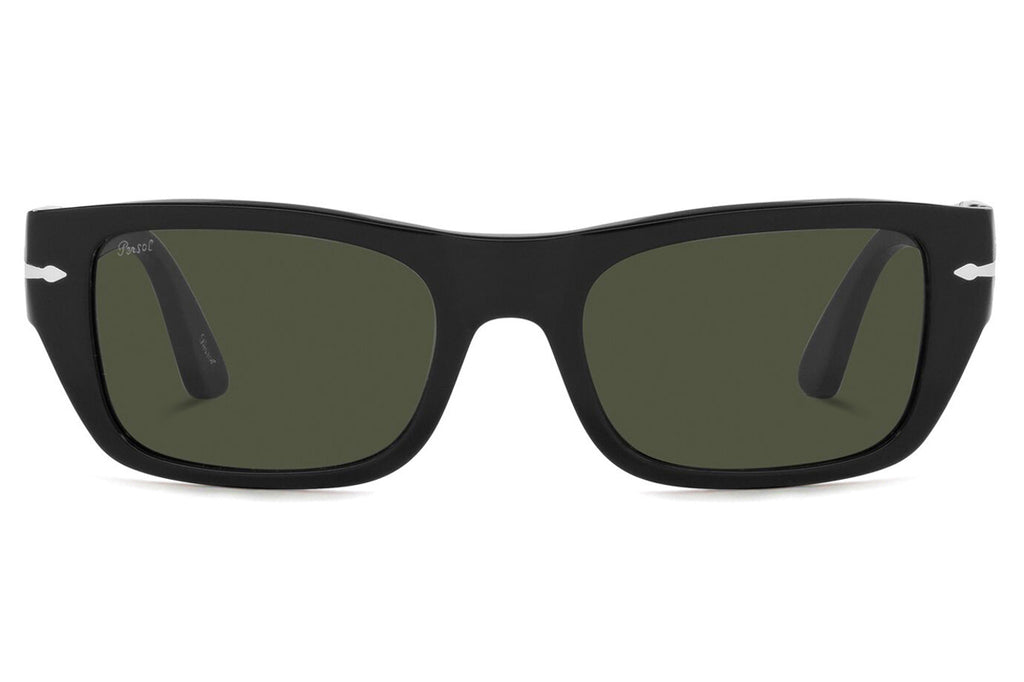Persol - PO3268S Sunglasses Black with Green Lenses (95/31)