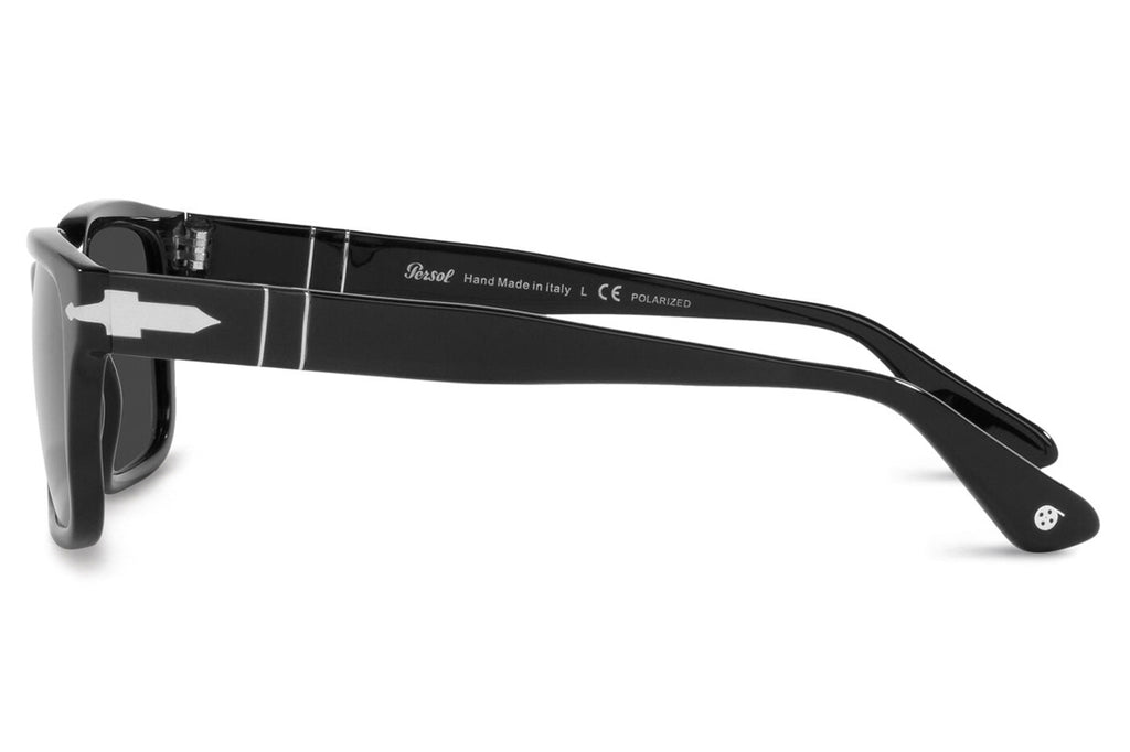 Persol - PO3272S Sunglasses Black with Dark Grey Polar Lenses (95/48)