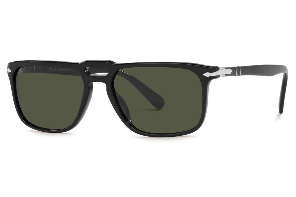 Persol - PO3273S Sunglasses Black with Green Lenses (95/31)