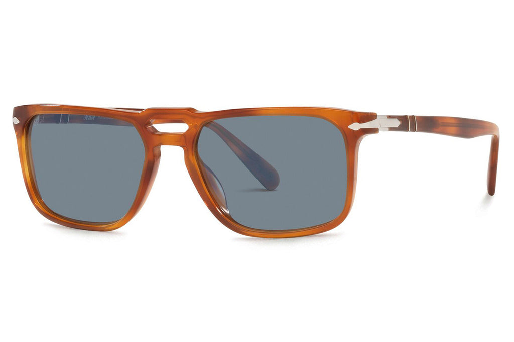 Persol - PO3273S Sunglasses Terra Di Siena with Light Blue Lenses (96/56)