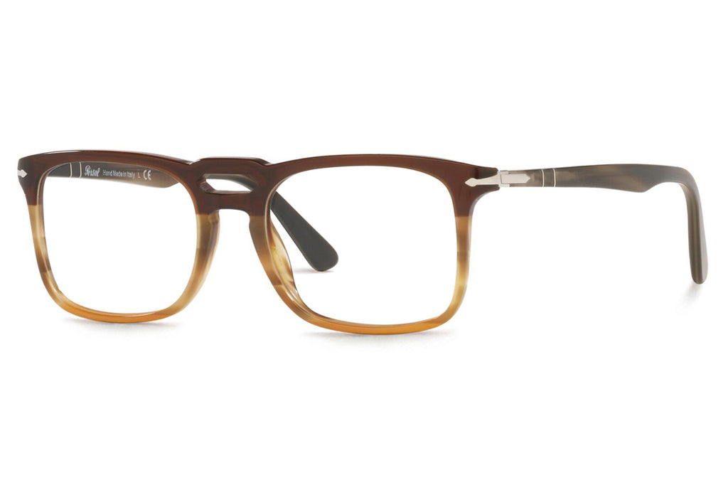 Persol - PO3277V Eyeglasses Black/Striped Brown (1136)