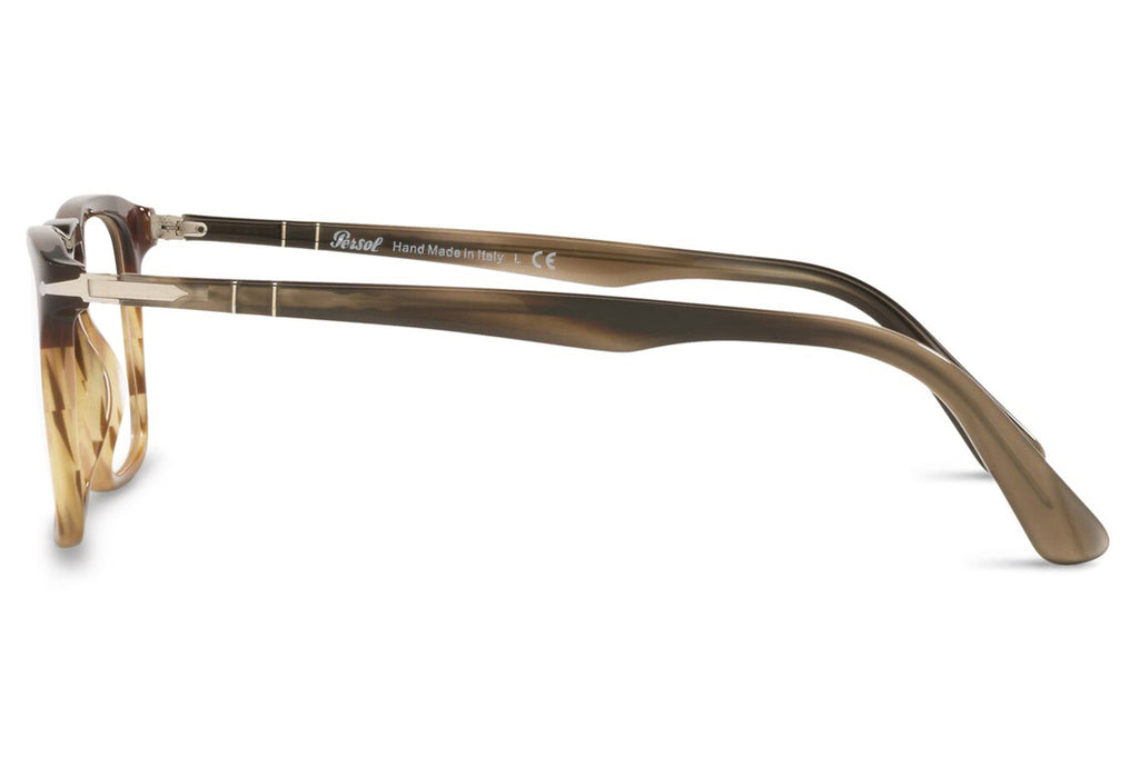 Persol - PO3277V Eyeglasses Black/Striped Brown (1136)