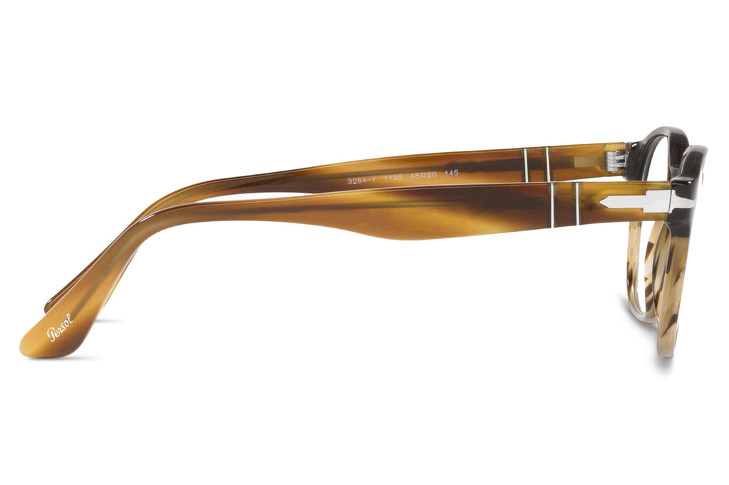 Persol - PO3284V Eyeglasses Black/ Striped Brown (1135)