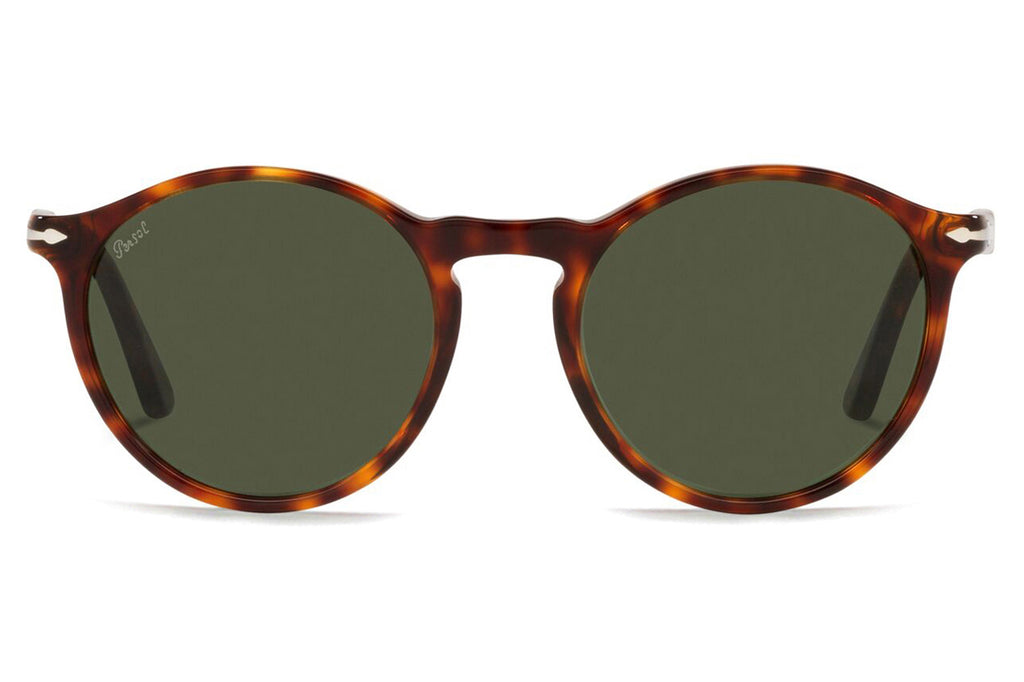 Persol - PO3285S Sunglasses Havana with Green Lenses(24/31)