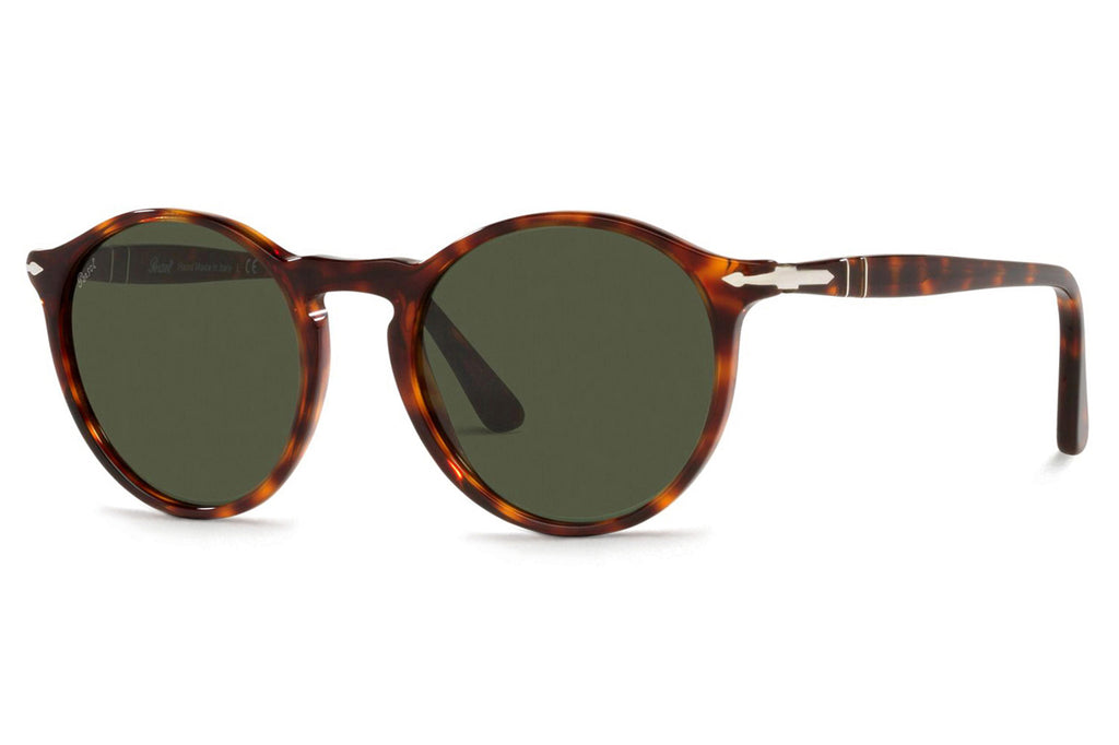Persol - PO3285S Sunglasses Havana with Green Lenses(24/31)