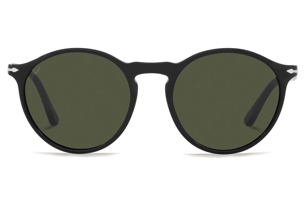 Persol - PO3285S Sunglasses Black with Green Lenses (95/31)
