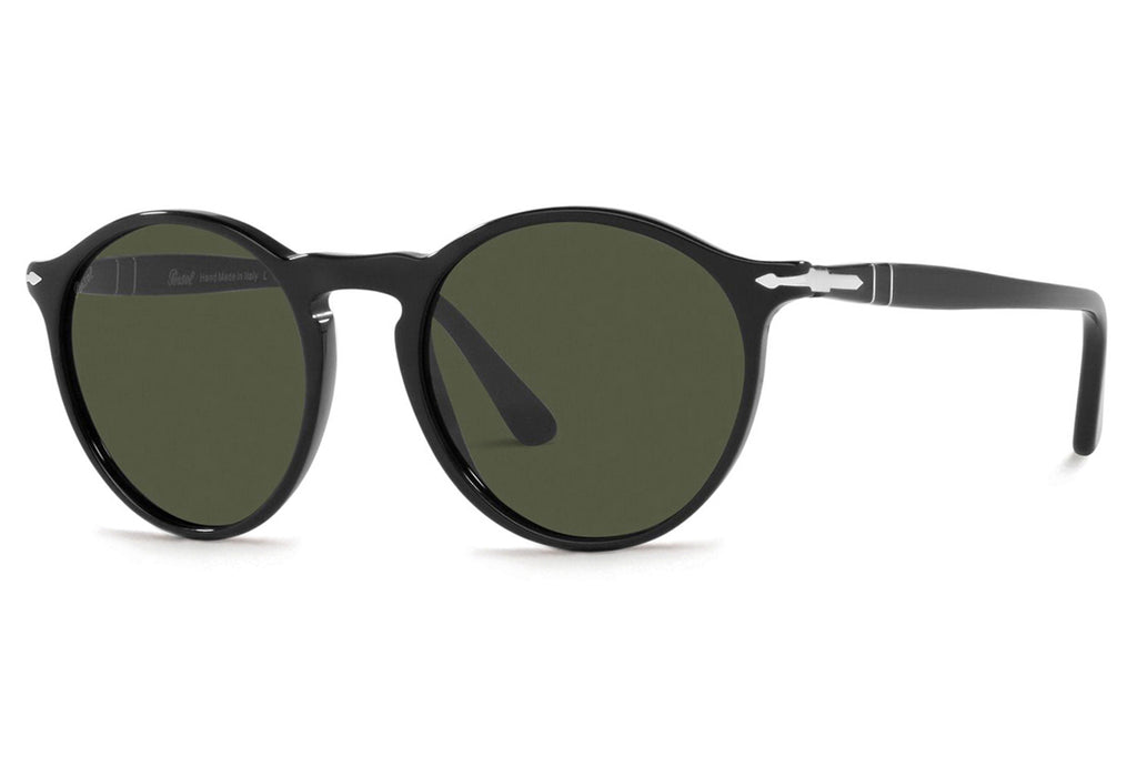 Persol - PO3285S Sunglasses Black with Green Lenses (95/31)