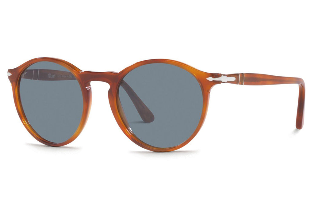 Persol - PO3285S Sunglasses Terra Di Siena with Light Blue Lenses (96/56)