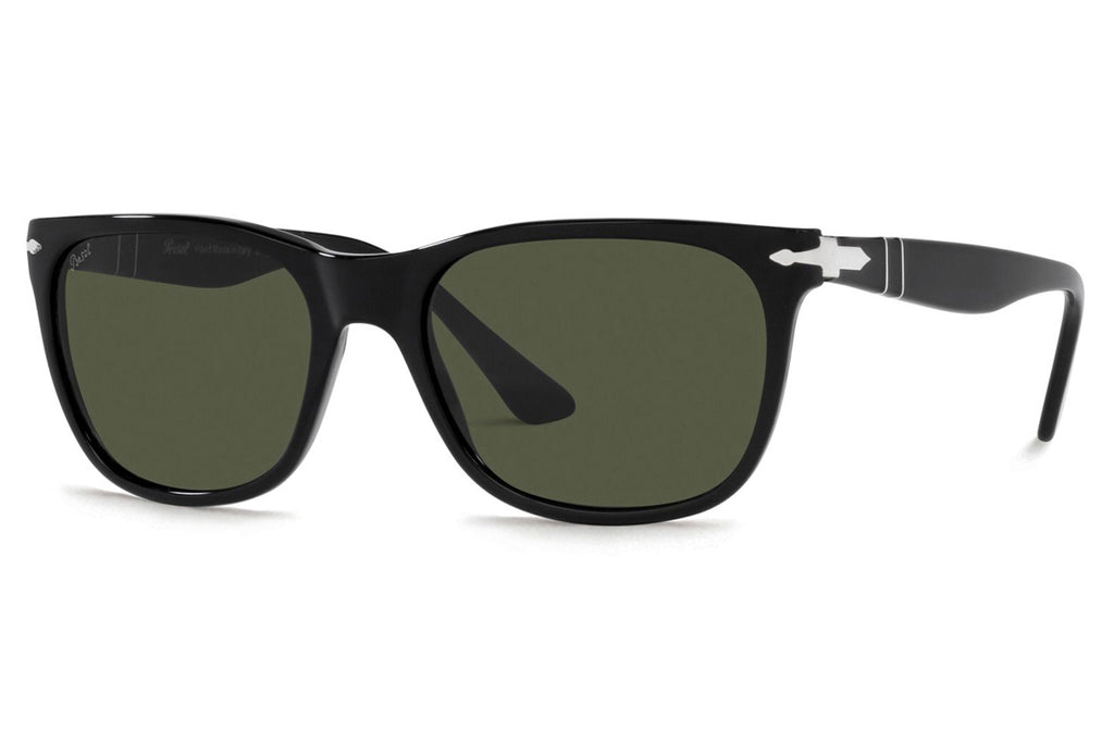 Persol - PO3291S Sunglasses Black with Green Lenses (95/31)