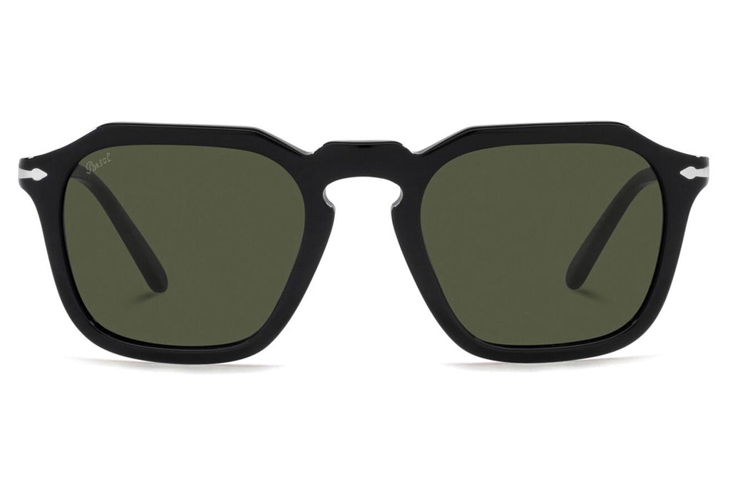 Persol - PO3292S Sunglasses Black with Green Lenses (95/31)