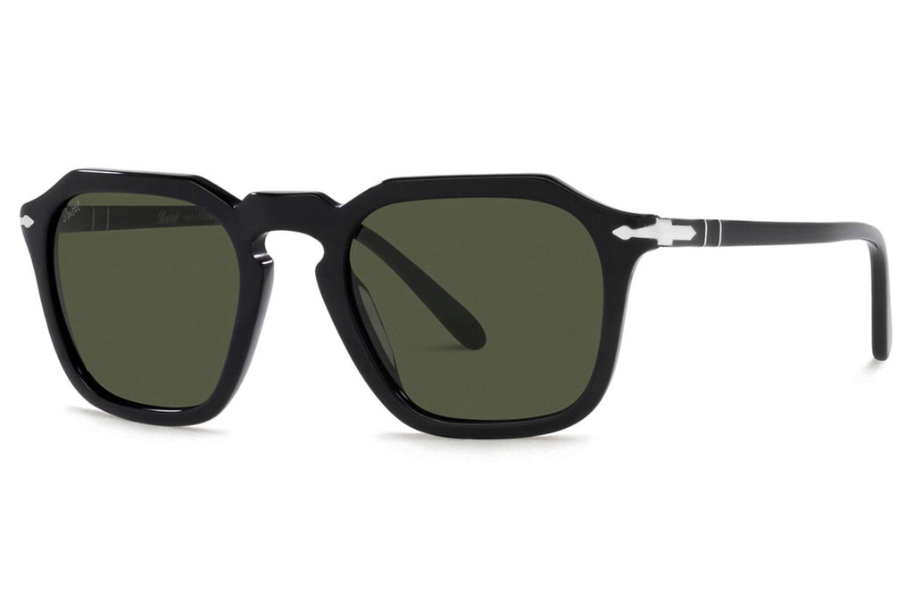 Persol - PO3292S Sunglasses Black with Green Lenses (95/31)