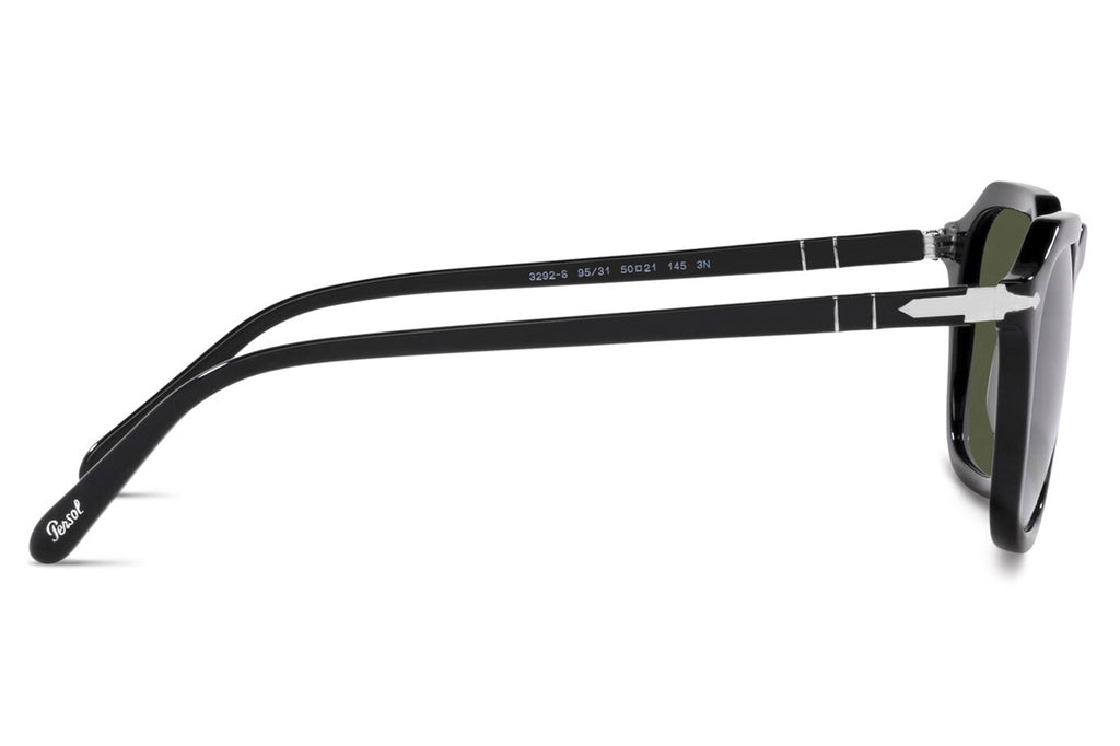 Persol - PO3292S Sunglasses Black with Green Lenses (95/31)