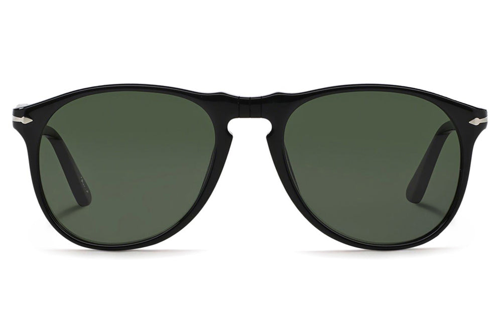 Persol - PO9649S Sunglasses Black with Green Lenses (95/31)