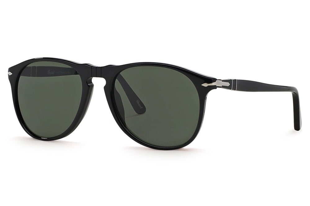 Persol - PO9649S Sunglasses Black with Green Lenses (95/31)