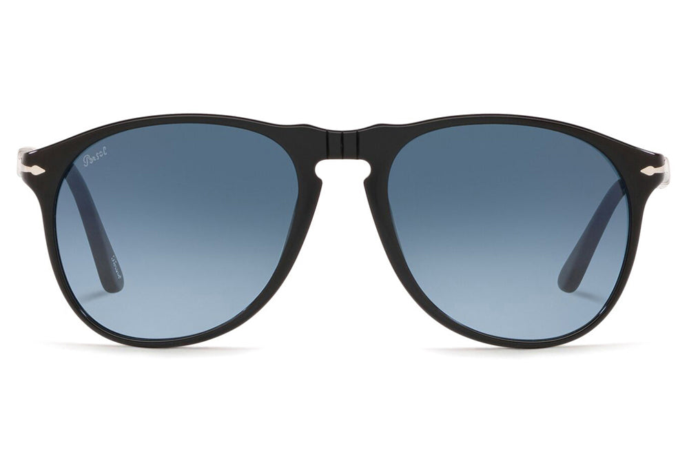 Persol - PO9649S Sunglasses Black with Gradient Blue Lenses (95/Q8)