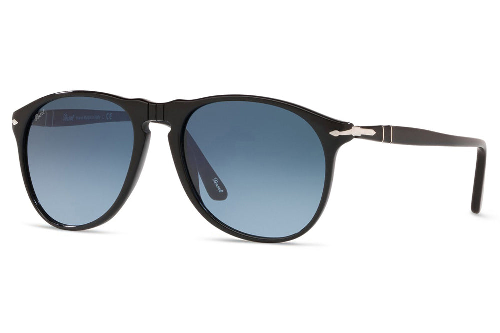 Persol - PO9649S Sunglasses Black with Gradient Blue Lenses (95/Q8)