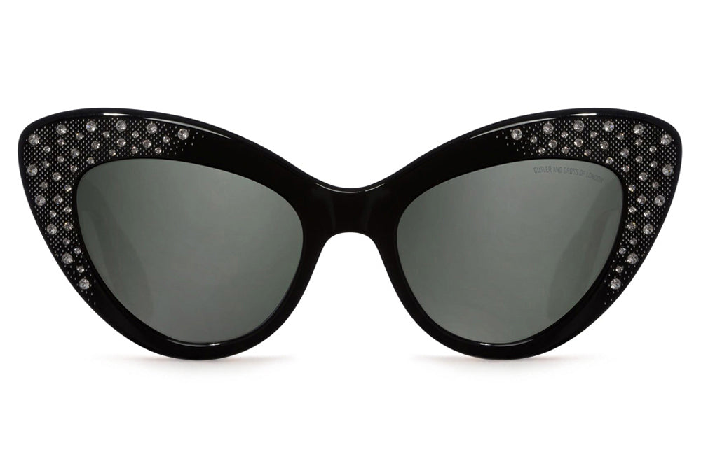 Cutler and Gross - 1287 Sunglasses Black Swarovski