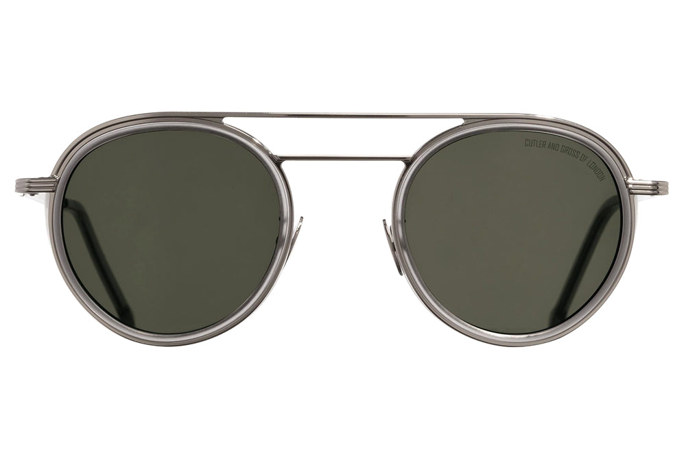 Cutler & Gross - 1270 Sunglasses Palladium and Matte Smokey Quartz