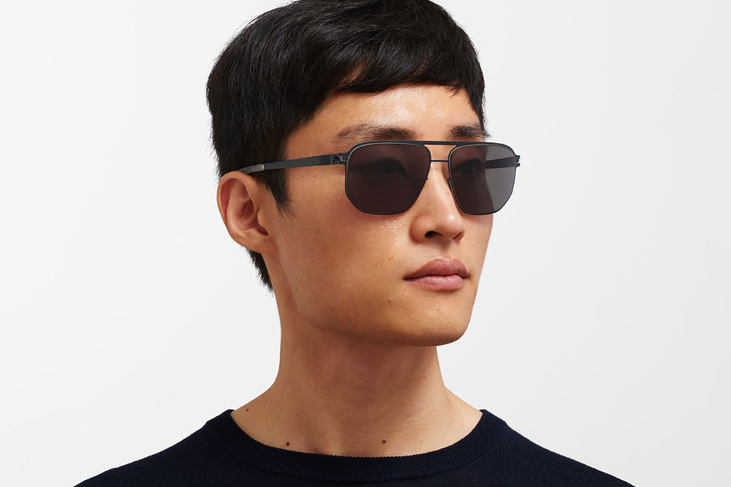 MYKITA - Perry Sunglasses Indigo/Dark Sand with Polarized Pro Hi-Con Grey Lenses