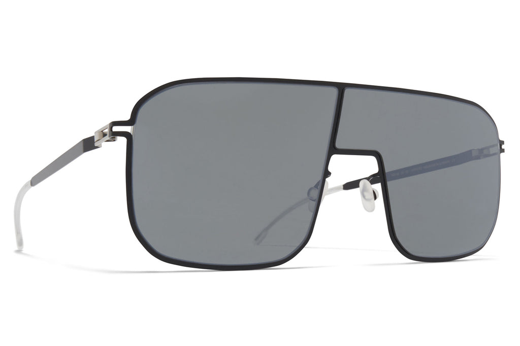 MYKITA - Studio 12.2 Sunglasses Jet Black with Silver Flash Lenses