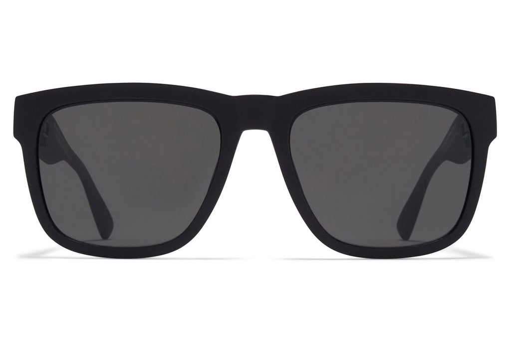 MYKITA - Wave Sunglasses MD1 - Pitch Black with Dark Grey Solid Lenses