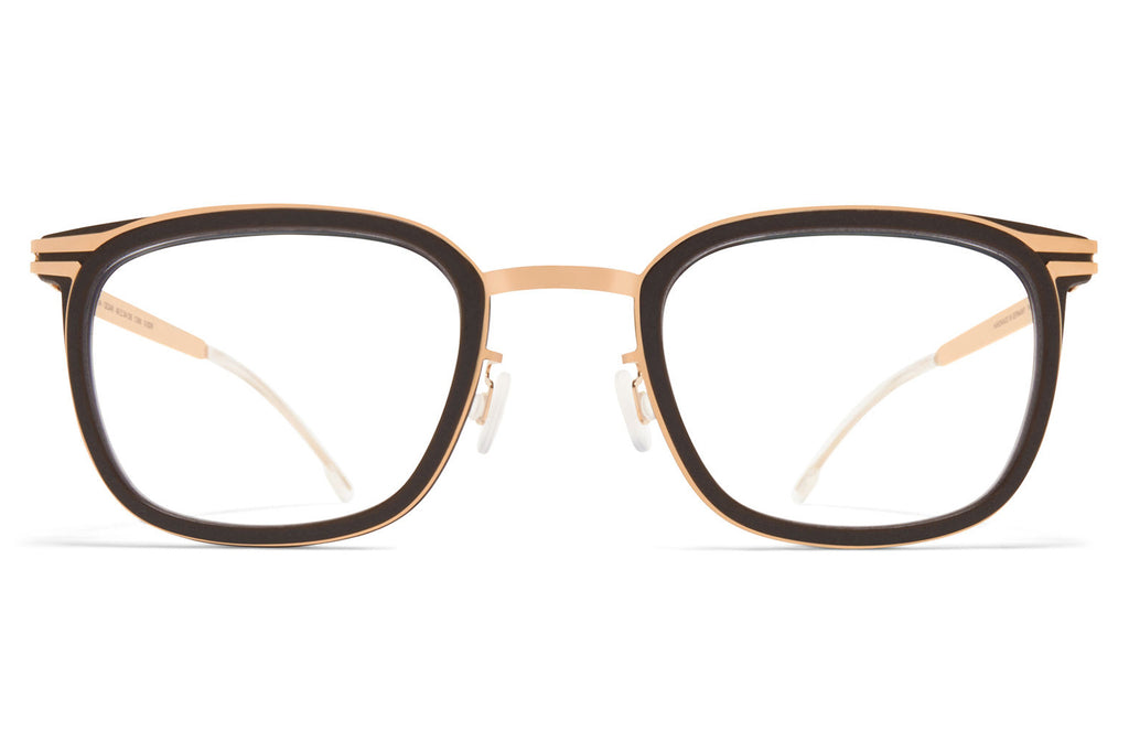 MYKITA MYLON - Cedar Eyeglasses MH8 - Ebony Brown/Champagne Gold