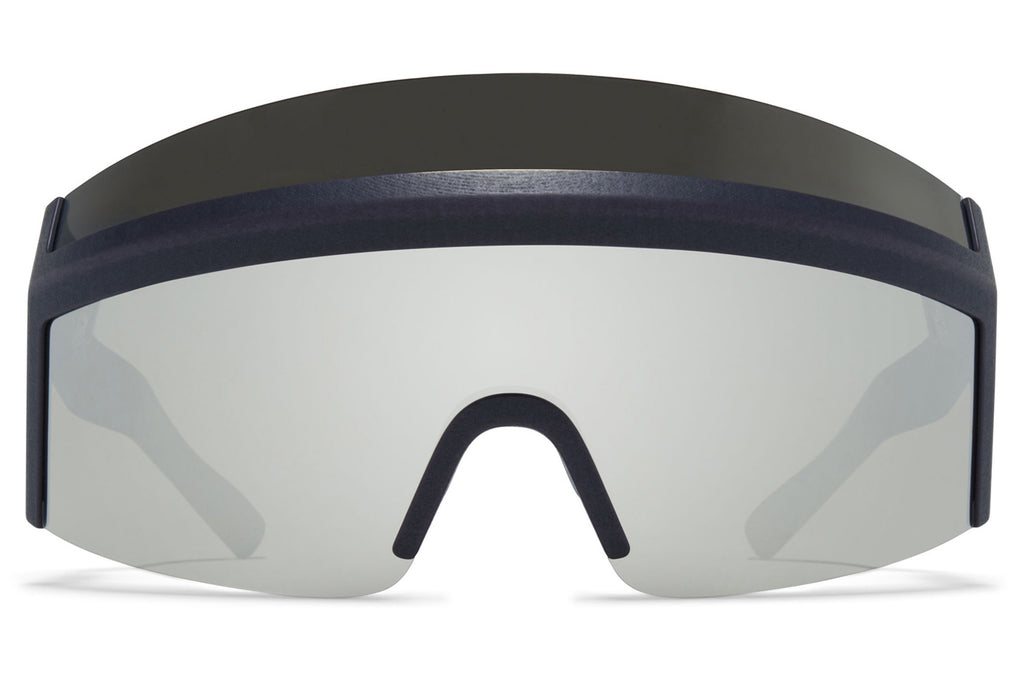 MYKITA & Bernhard Willhelm - Satori Sunglasses MD35 - Slate Grey with Silver Flash Double Shield