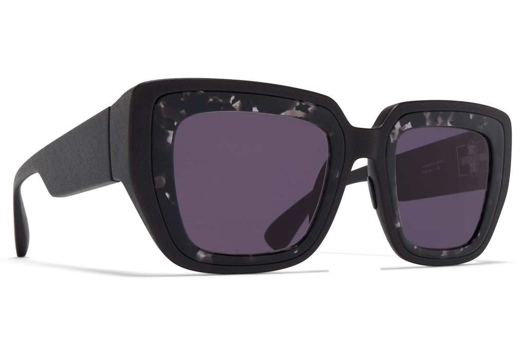 MYKITA - Studio 13.2 Sunglasses MA1 - Pitch Black/Black Havana with Cool Grey Solid Lenses