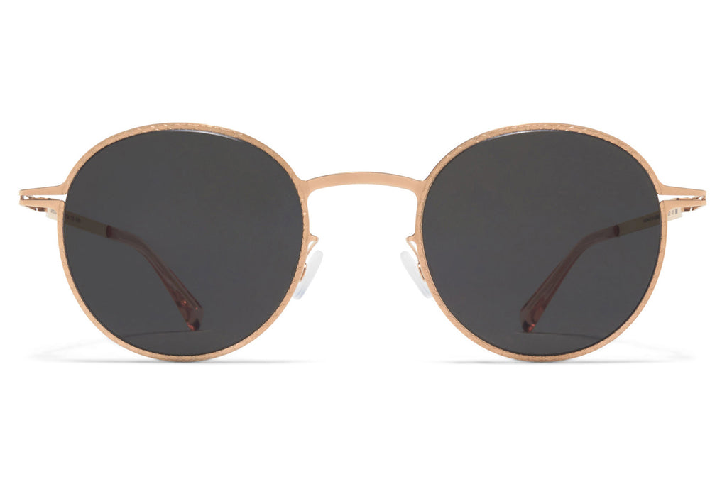 MYKITA - Nis Sunglasses Champagne Gold with Dark Grey Solid Lenses