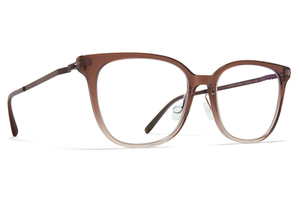 MYKITA® - Kalla Eyeglasses Brown Gradient/Mocca with Nose Pads