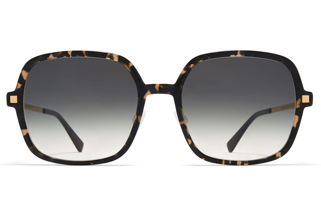 MYKITA - Saima Sunglasses Antigua/Champagne Gold with Grey Gradient Lenses with Nose Pads